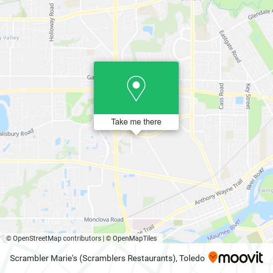 Scrambler Marie's (Scramblers Restaurants) map