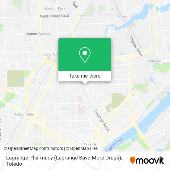 Mapa de Lagrange Pharmacy (Lagrange Save-More Drugs)