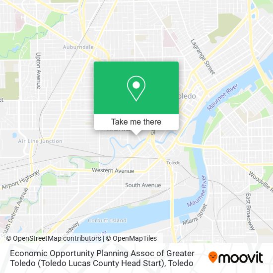 Economic Opportunity Planning Assoc of Greater Toledo (Toledo Lucas County Head Start) map