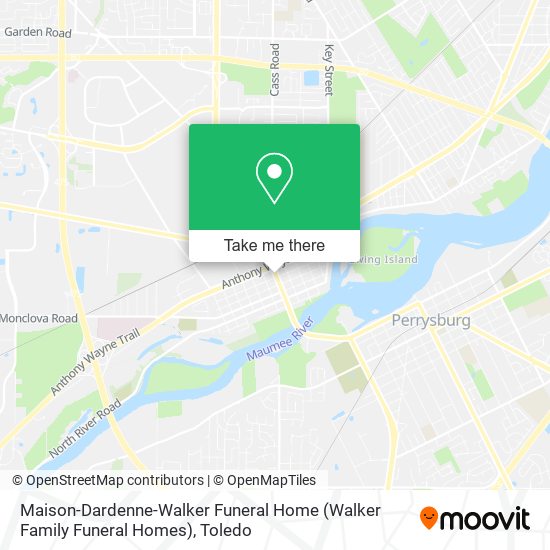 Mapa de Maison-Dardenne-Walker Funeral Home (Walker Family Funeral Homes)