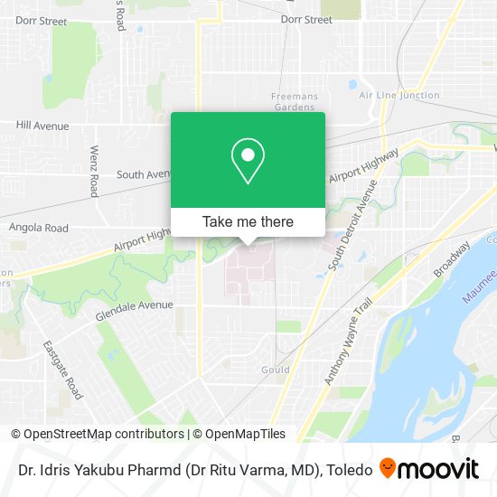 Dr. Idris Yakubu Pharmd (Dr Ritu Varma, MD) map