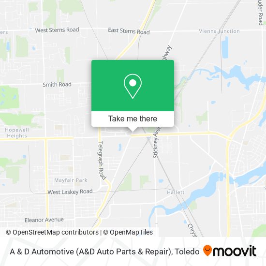 Mapa de A & D Automotive (A&D Auto Parts & Repair)