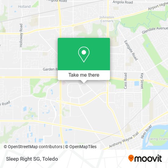 Mapa de Sleep Right SG