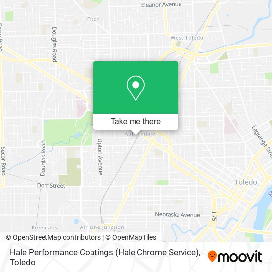 Mapa de Hale Performance Coatings (Hale Chrome Service)