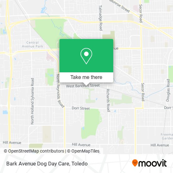 Mapa de Bark Avenue Dog Day Care