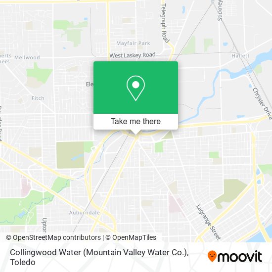 Mapa de Collingwood Water (Mountain Valley Water Co.)