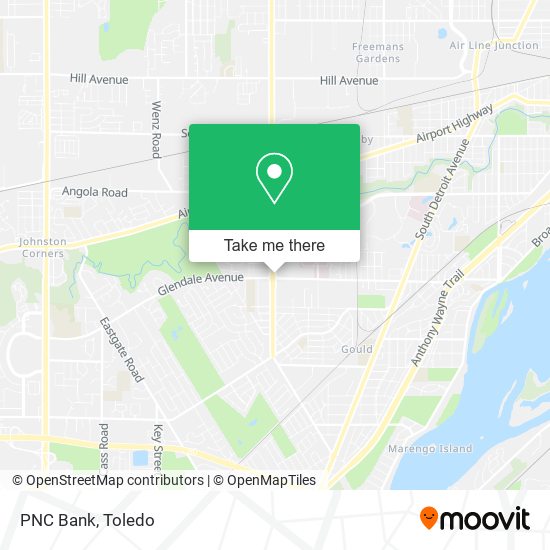 PNC Bank map