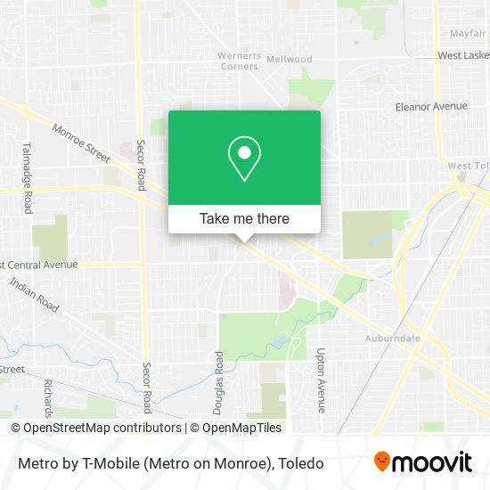 Mapa de Metro by T-Mobile (Metro on Monroe)