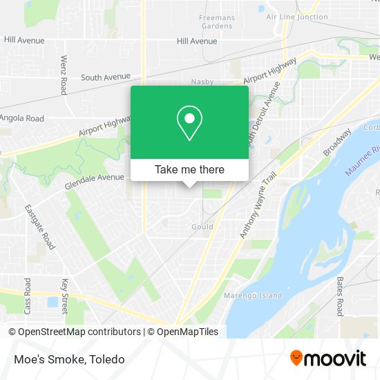 Mapa de Moe's Smoke