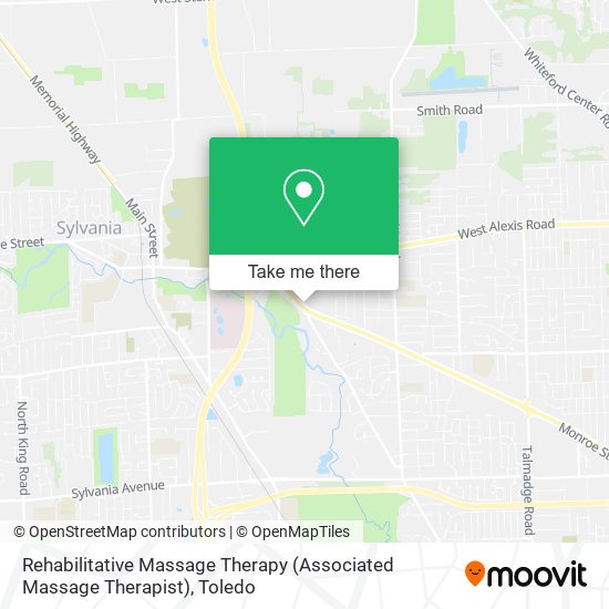 Rehabilitative Massage Therapy (Associated Massage Therapist) map