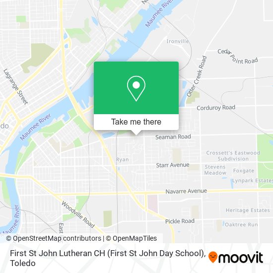 Mapa de First St John Lutheran CH (First St John Day School)