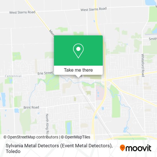 Mapa de Sylvania Metal Detectors (Event Metal Detectors)