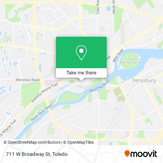 Mapa de 711 W Broadway St