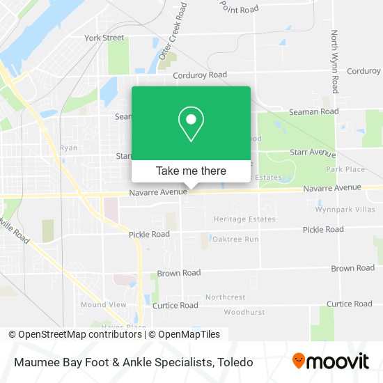 Maumee Bay Foot & Ankle Specialists map