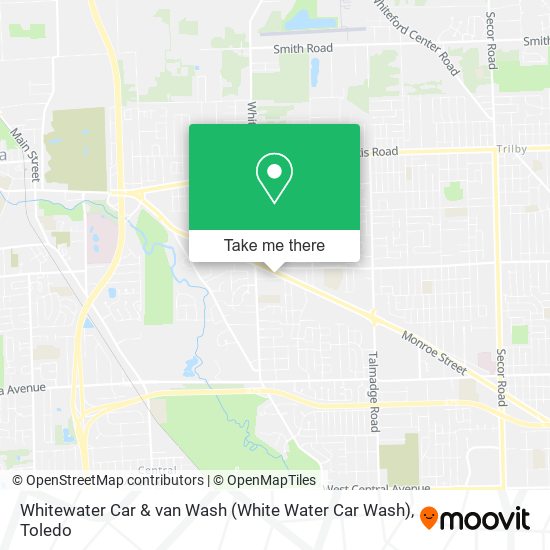 Mapa de Whitewater Car & van Wash (White Water Car Wash)