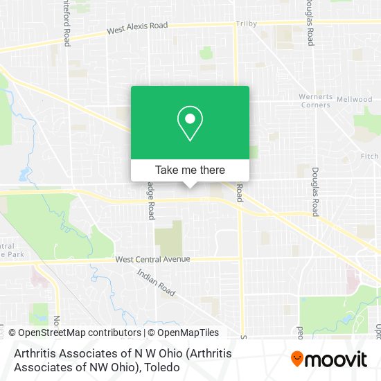 Mapa de Arthritis Associates of N W Ohio (Arthritis Associates of NW Ohio)