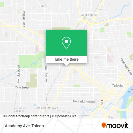 Academy Ave map