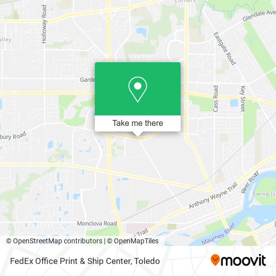 FedEx Office Print & Ship Center map