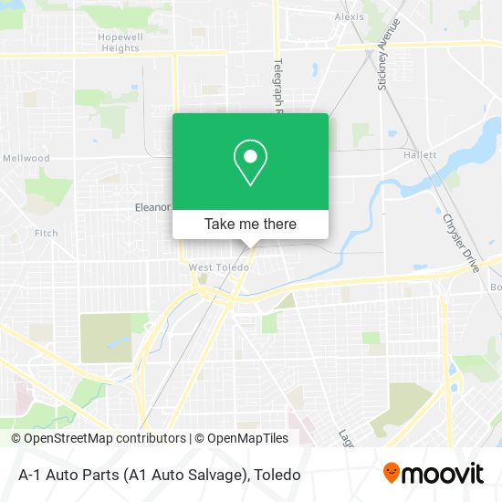 A-1 Auto Parts (A1 Auto Salvage) map