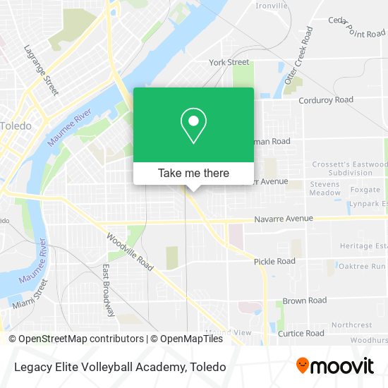 Legacy Elite Volleyball Academy map