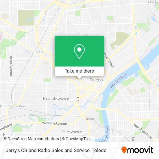 Mapa de Jerry's CB and Radio Sales and Service