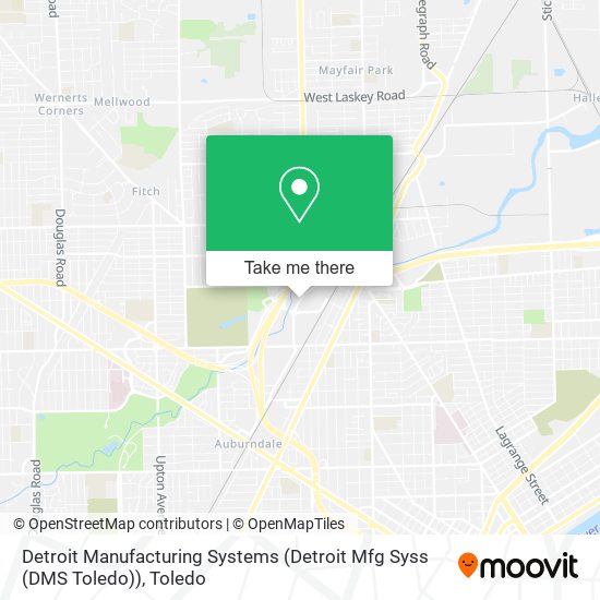 Mapa de Detroit Manufacturing Systems (Detroit Mfg Syss (DMS Toledo))