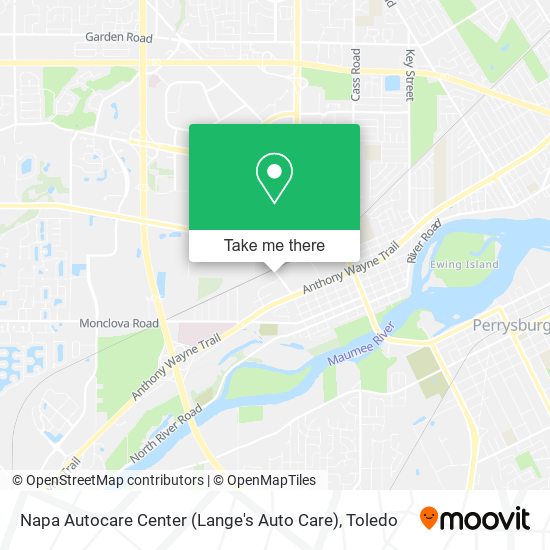 Mapa de Napa Autocare Center (Lange's Auto Care)