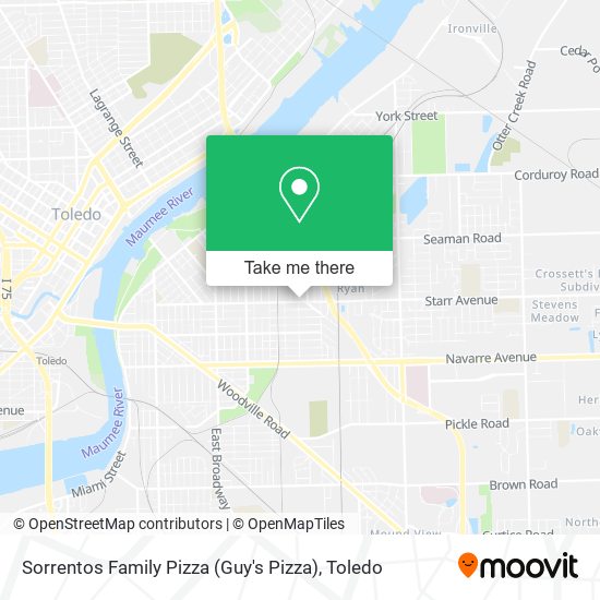 Mapa de Sorrentos Family Pizza (Guy's Pizza)