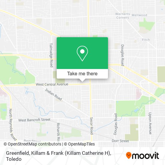 Mapa de Greenfield, Killam & Frank (Killam Catherine H)