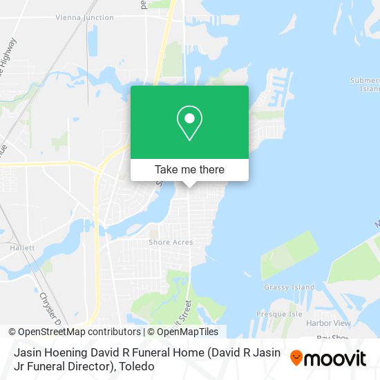 Jasin Hoening David R Funeral Home (David R Jasin Jr Funeral Director) map