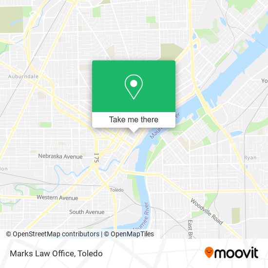 Marks Law Office map