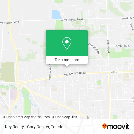 Mapa de Key Realty - Cory Decker