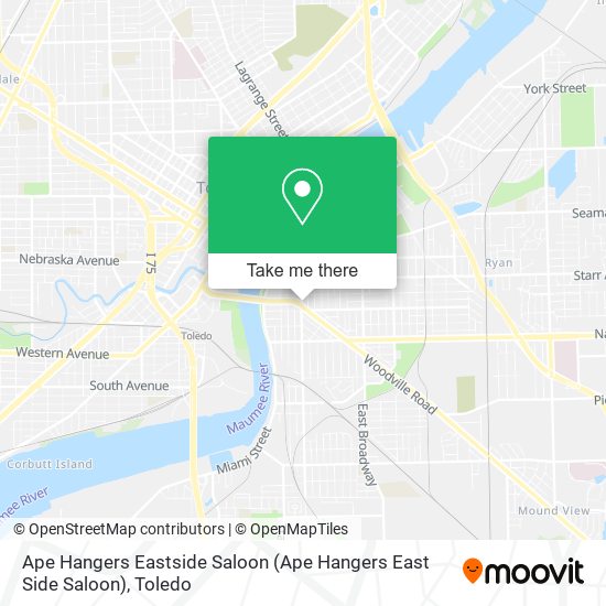 Mapa de Ape Hangers Eastside Saloon (Ape Hangers East Side Saloon)