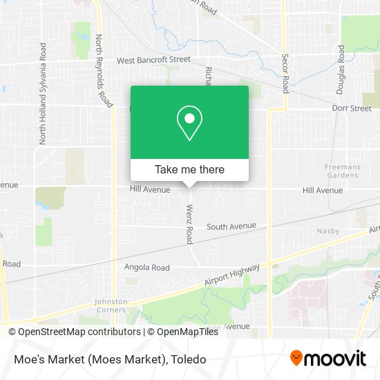 Mapa de Moe's Market (Moes Market)