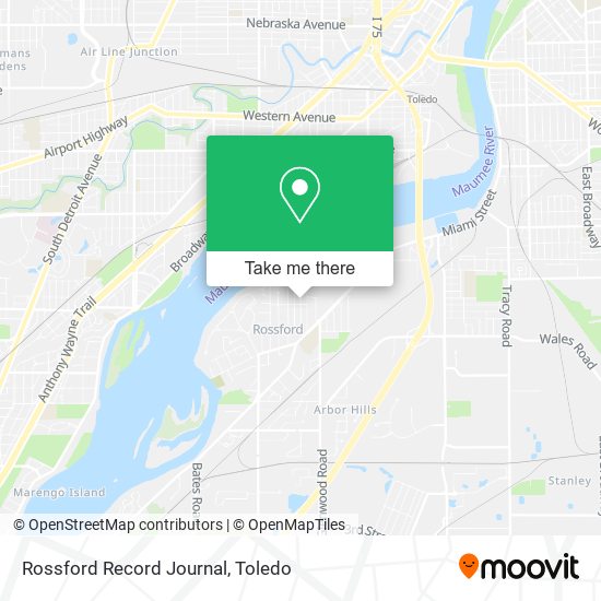 Rossford Record Journal map