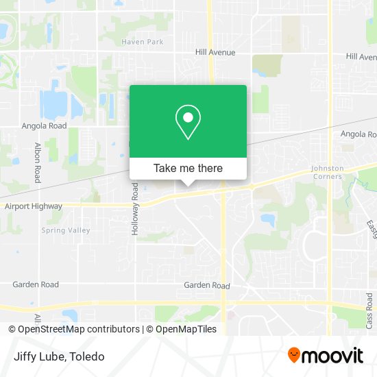 Jiffy Lube map