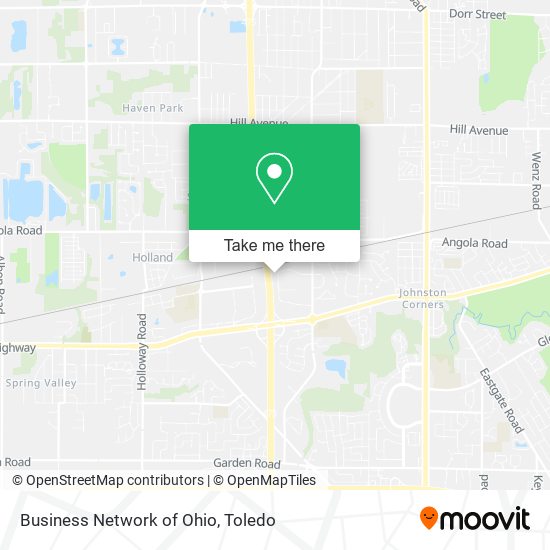 Mapa de Business Network of Ohio