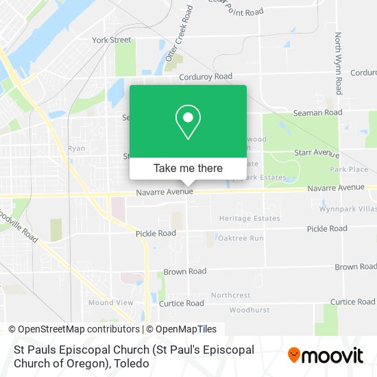 Mapa de St Pauls Episcopal Church (St Paul's Episcopal Church of Oregon)