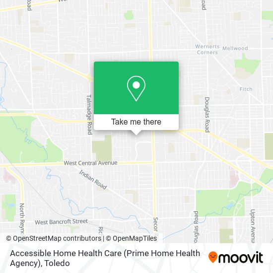 Mapa de Accessible Home Health Care (Prime Home Health Agency)