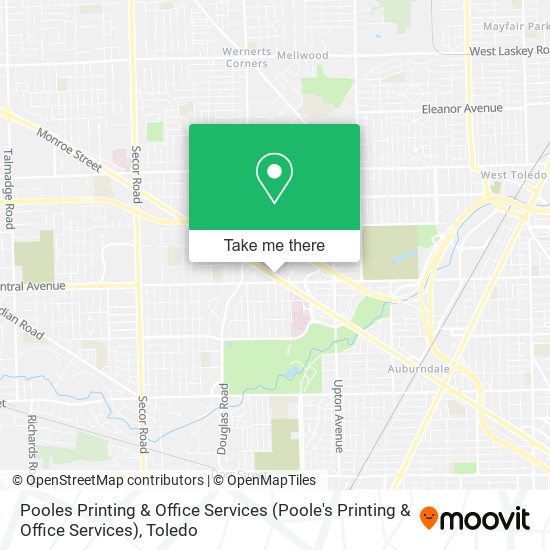 Pooles Printing & Office Services (Poole's Printing & Office Services) map