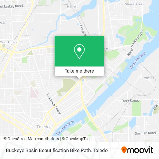 Mapa de Buckeye Basin Beautification Bike Path