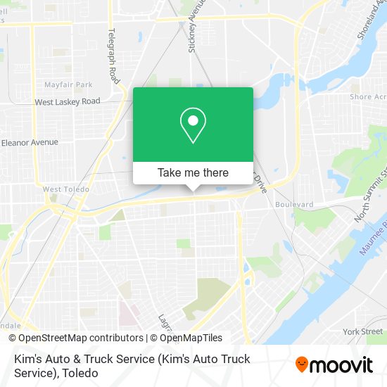 Kim's Auto & Truck Service map