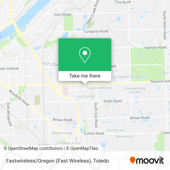 Fastwireless / Oregon (Fast Wireless) map