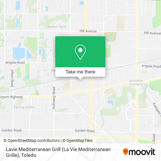 Mapa de Lavie Mediterranean Grill (La Vie Mediterranean Grille)