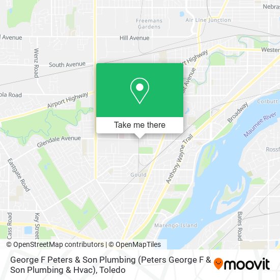 Mapa de George F Peters & Son Plumbing