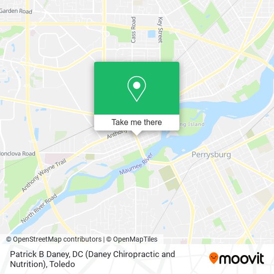 Patrick B Daney, DC (Daney Chiropractic and Nutrition) map