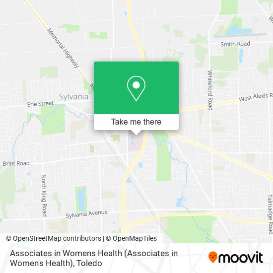 Mapa de Associates in Womens Health (Associates in Women's Health)