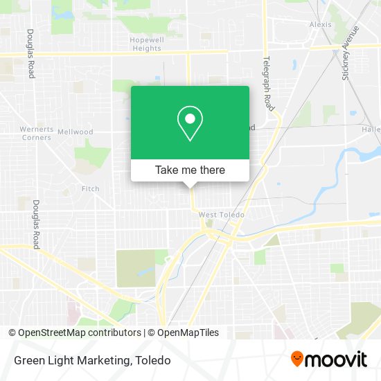 Green Light Marketing map
