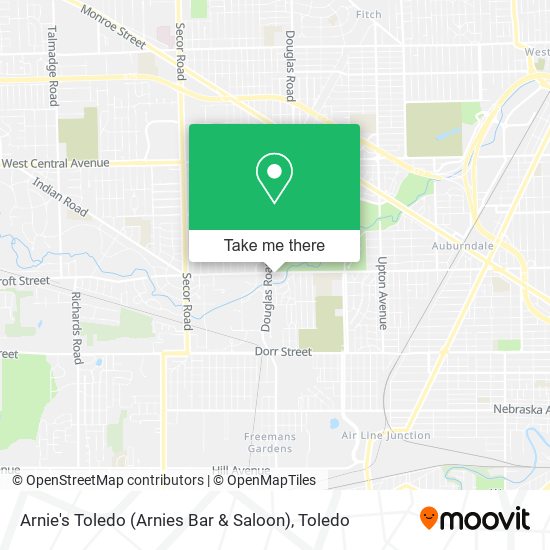 Arnie's Toledo (Arnies Bar & Saloon) map