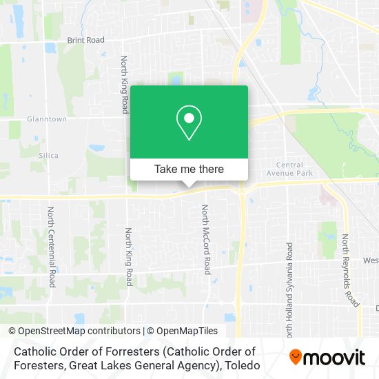 Catholic Order of Forresters (Catholic Order of Foresters, Great Lakes General Agency) map